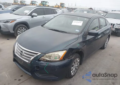 2014 Nissan Sentra S z USA, uszkodzony, nr VIN 3N1AB7AP9EY283582